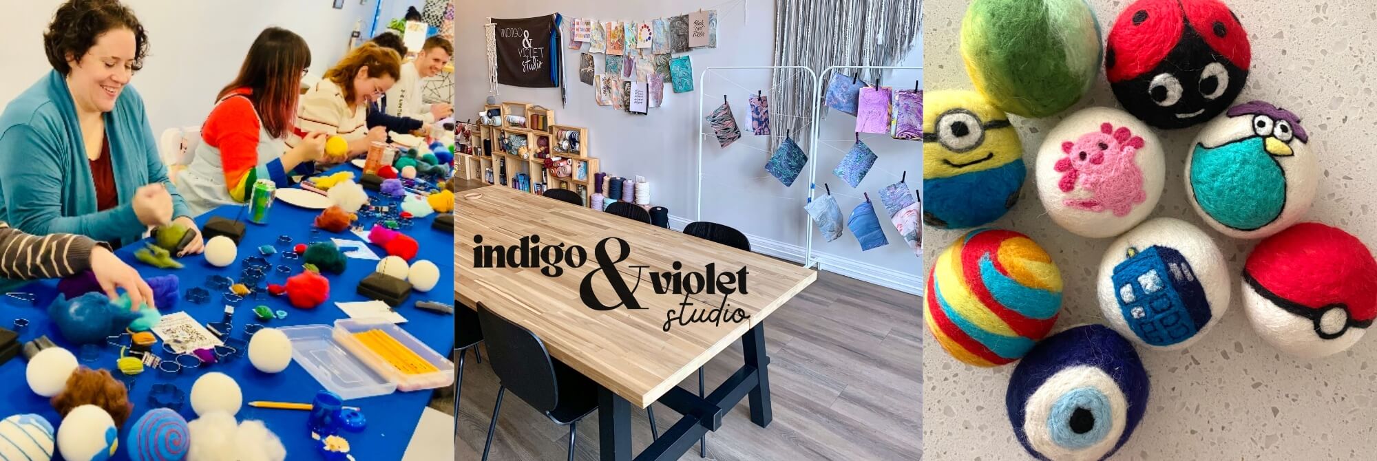 Wool Dryer Ball Needle Felting Workshop - Nov. 3