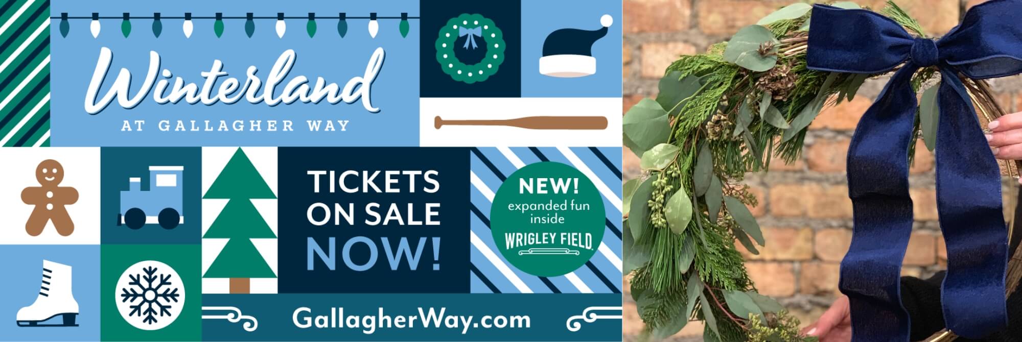 Winterland Wreath Workshop @ Gallagher Way - Dec. 2 or 3 WAITLIST