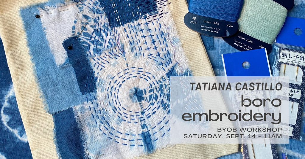 Boro Embroidery Workshop - September 14