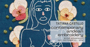 Contemporary Embroidery Workshop - October 21