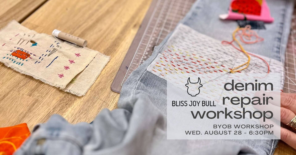 Denim Mending Workshop - August 28