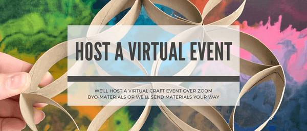 Indigo & Violet Studio - Host a Virtual Event - Online Art Parties - Birthdays + Showers via Zoom