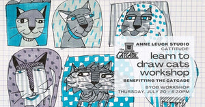 Learn to Draw Cats Workshop - July 20