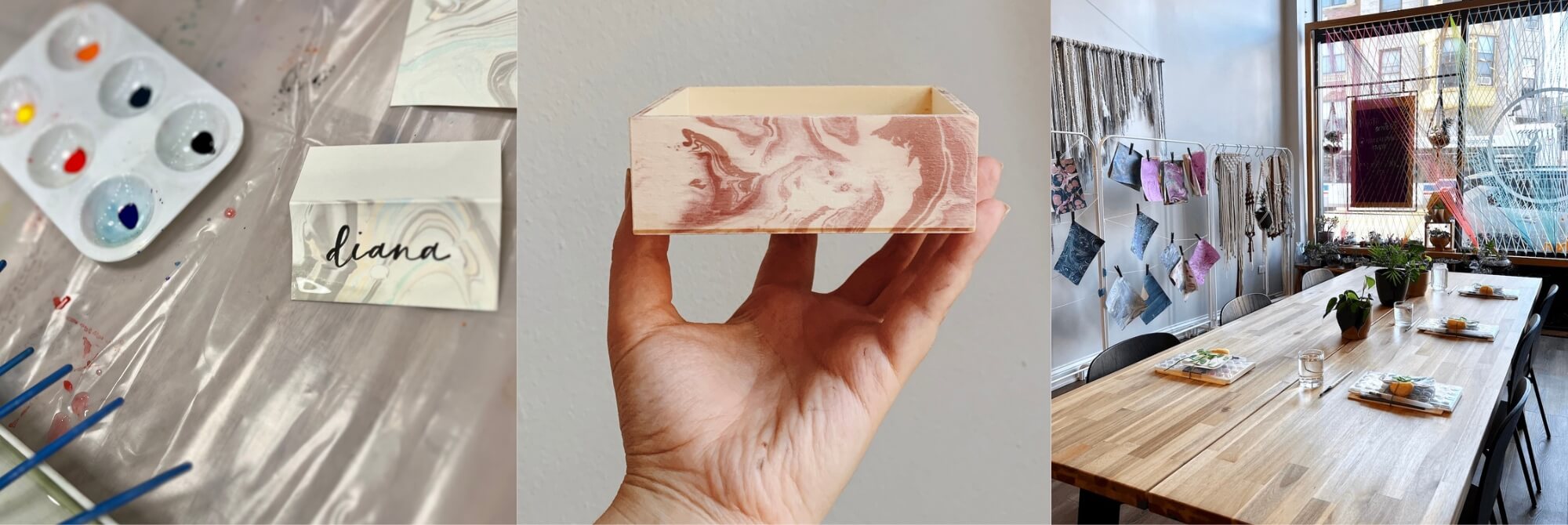Marbled Paper Roses Workshop - June 3