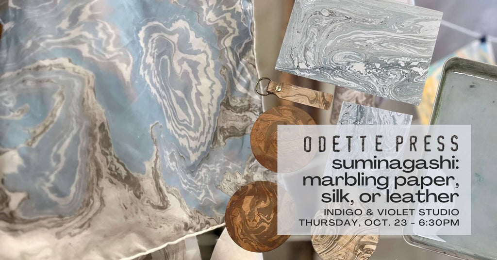 Marbling on Paper, Silk, or Leather Workshop - October 23