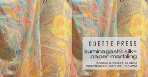 Marbling on Silk and Paper Workshop - July 23