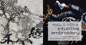 Intuitive Embroidery Workshop - October 14