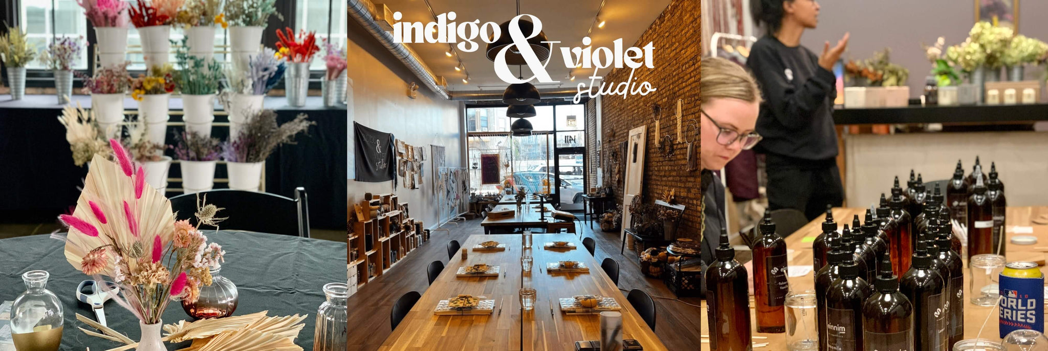 Candle + Dried Floral Workshop - October 13
