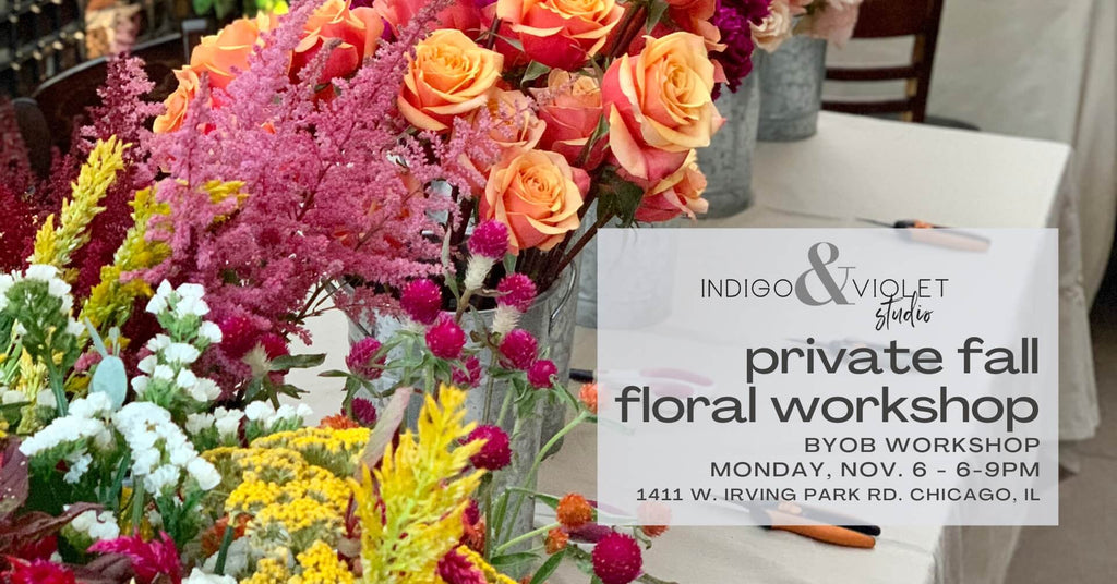 Private Floral Design Workshop - Nov. 6