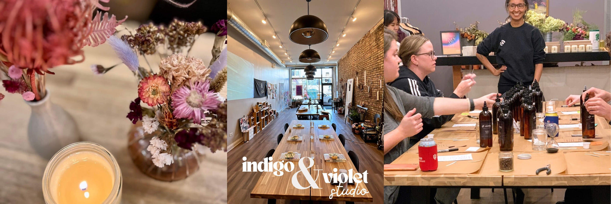 Candle + Dried Floral Workshop - May 14