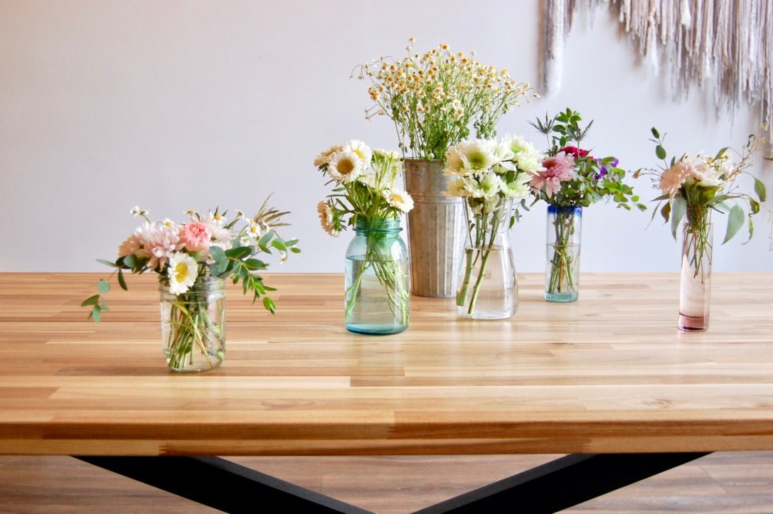 dried Valentine arrangement
