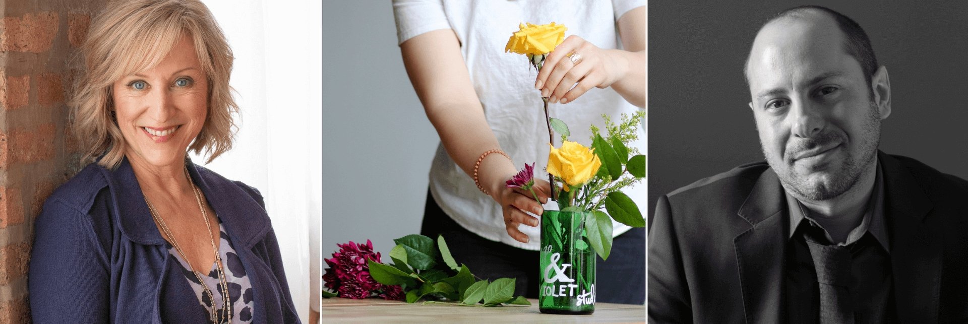 A Fresh Look | Headshots + Mini-Floral Workshop - May 15 - indigo & violet studio LLC