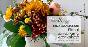 BYOB floral arranging workshop - february 20 - linda laake designs