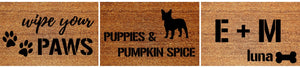 DIY Dog Doormat Painting : Fall Edition - Oct 6 - indigo & violet studio LLC