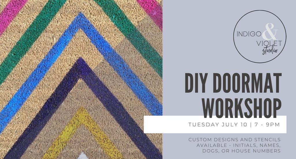 DIY Doormat Workshop - July 10 - indigo & violet studio LLC