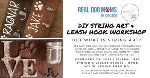 dog string art + leash hook workshop | Feb. 25 - indigo & violet studio LLC