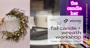 Fall Candle + Wreath Workshop - Nov. 3