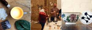 Floral Candles + Floral Design Workshop - May 18 - indigo & violet studio LLC