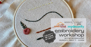 Intro Embroidery Workshop - May 7