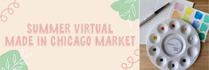 Made in Chicago Market - Watercolor Workshop Recording - indigo & violet studio LLC