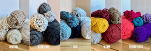 yarn colors - wall hanging workshop + craft kit september 12