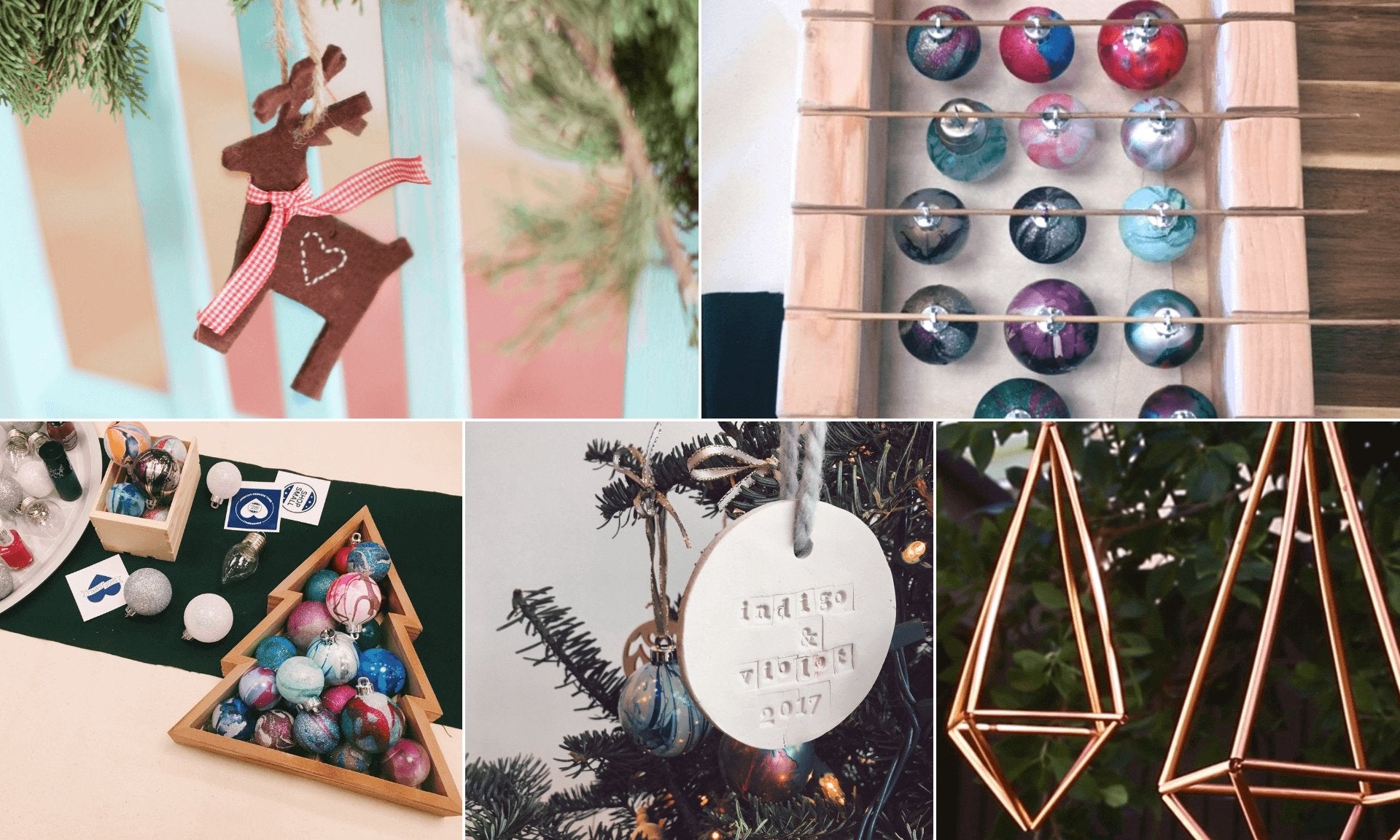 Indigo & Violet Studio Chicago - DIY Ornament Workshop