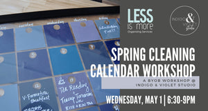 Indigo & Violet Studio - DIY Calendar Workshop May 1