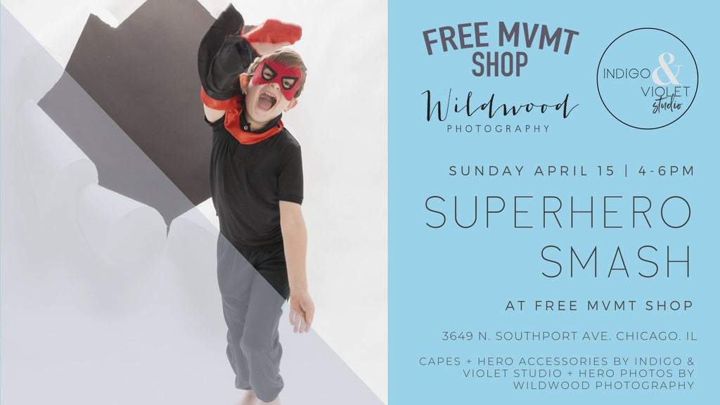 indigo & violet studio - Chicago kids superhero party