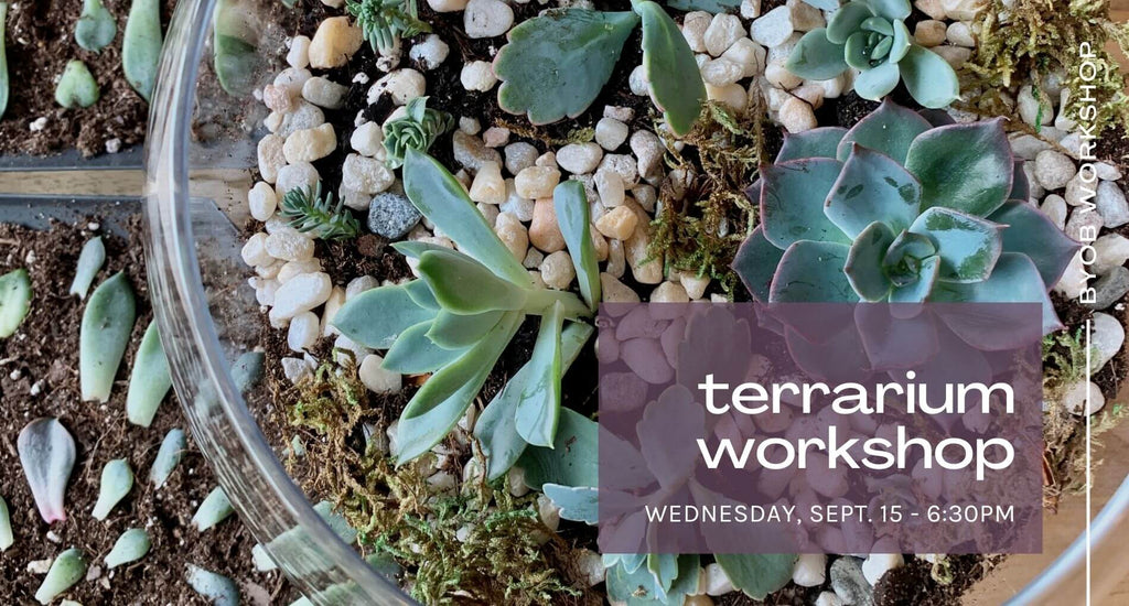 Terrarium Workshop - September 15