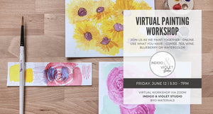 Indigo & Violet Studio - Virtual Painting Class - June 12