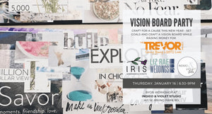 Indigo & Violet Studio - Private Vision Board Party + Fundraiser - January 16 - Chicago